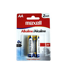Battery maxell longer lasting power 2pcs