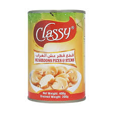 Classy mushrooms pices&stems 400g