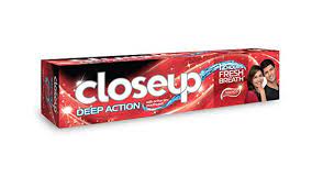 Closeup deep action fresh breath red hot 100g
