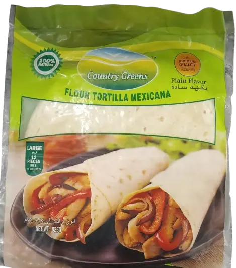 Country Green Flour Tortilla Mexicana 825g