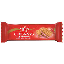 Cream Strawberry Biscuit