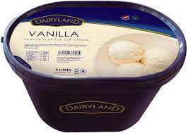 Dairyland vanilla ice cream 4l