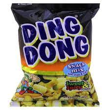 Ding Dong Snack Mix With Chips Sweet And Spicy 100g