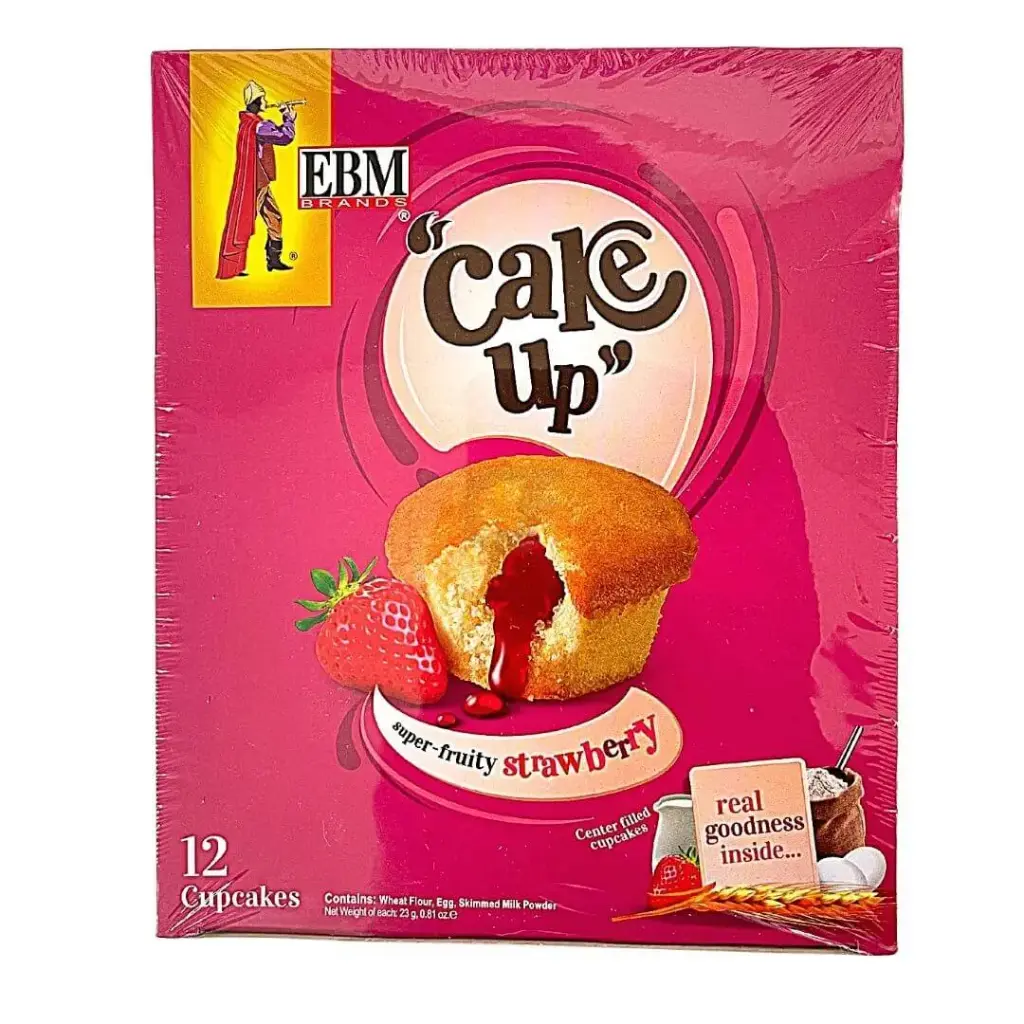 EBM cake up strawberry 12cupecakes