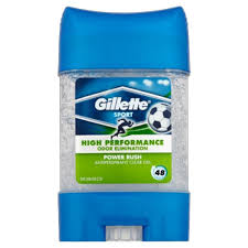 Gillette antiperspirant gel power rush  70ml