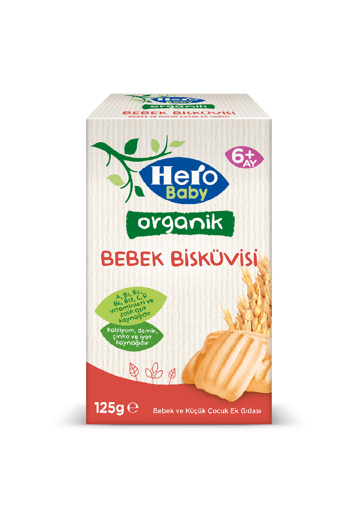 Hero baby organik biskut 6+125g