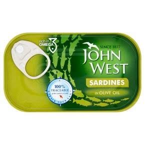 John West Sardines olive 90g