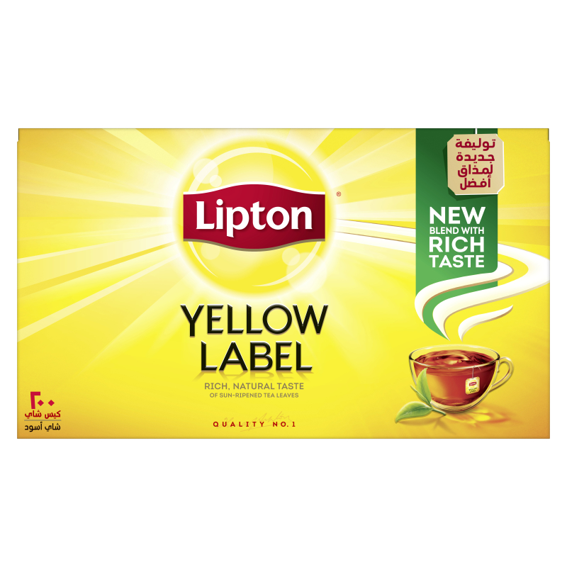 Lipton Tea Yellow Lebal  200bag