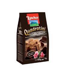 loacker Quadratina Dark 125g