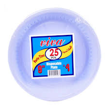 Mega plastic plates 25pcs