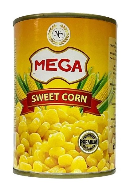 Mega sweet corn 400g