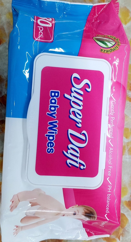 Super Dafi Baby Wipes 80pcs