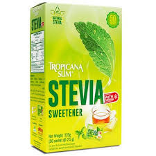 Stevia Sweetener Tropicana Slim 125g 50pcs 2.5gr