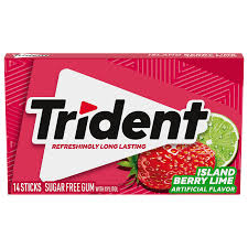 Trident Island Berry Lime Gum 14sticks