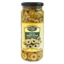 Swiss Garden Slice Green Olives