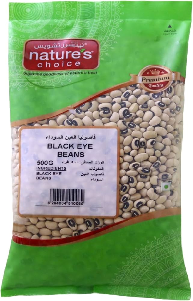 Natures choice black eye beans 500gr