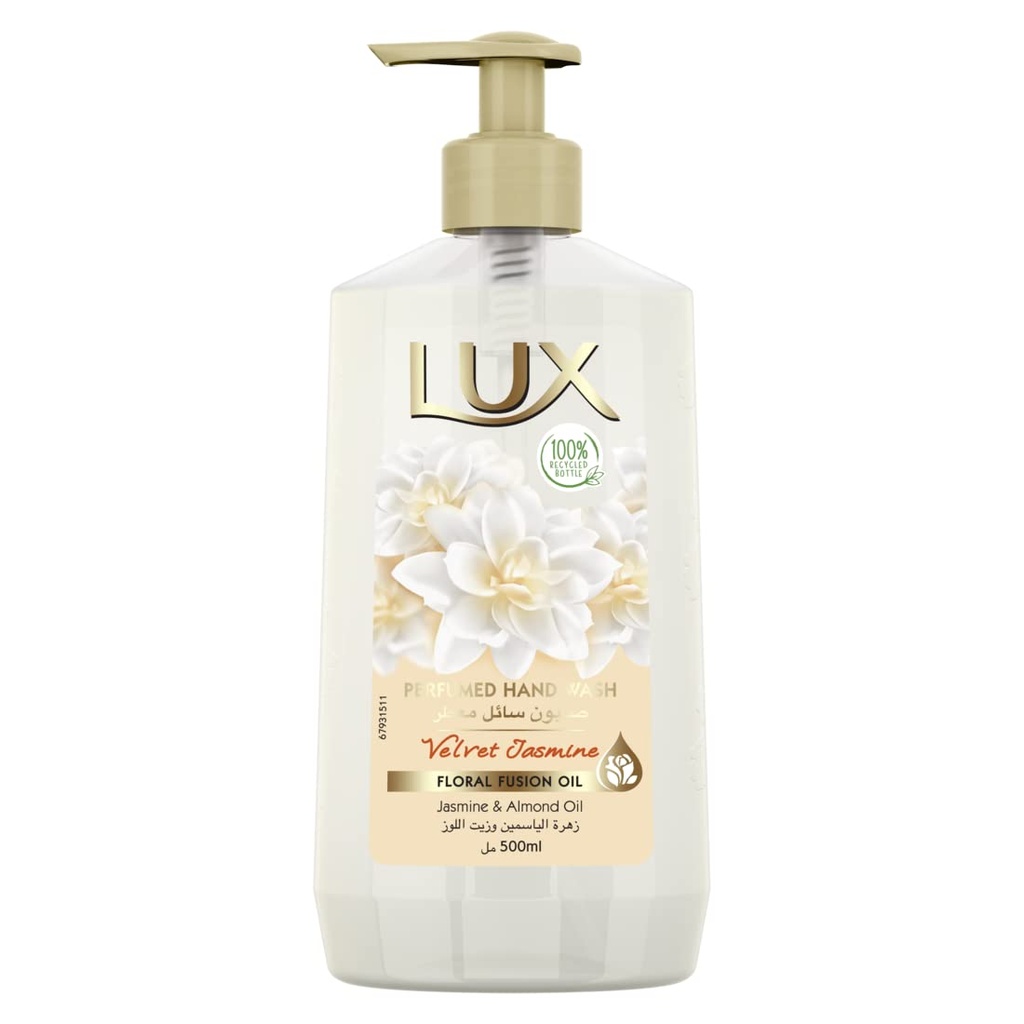 Lux perfumed hand soap valvet jasmine 500ml