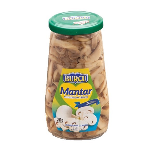 Burcu mantar mushroom sliced dilim 560gr