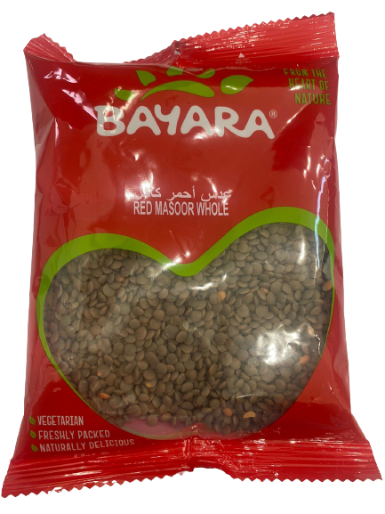 Bayara red masoor whole 400g