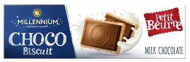 Millennium Choco Biscuit Milk Chocolate 132g