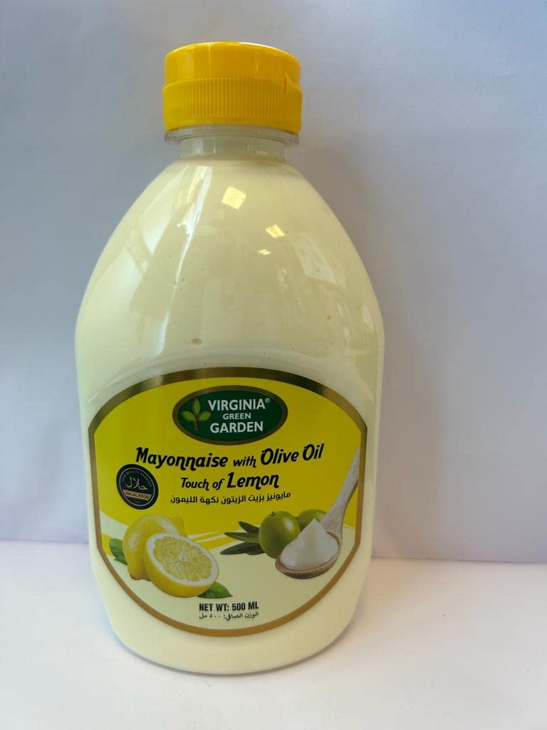 Virginia green garden mayonnaise olive oil lemon 500ml