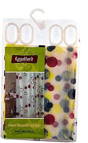 Royalford peva shower curtain Rf4684
