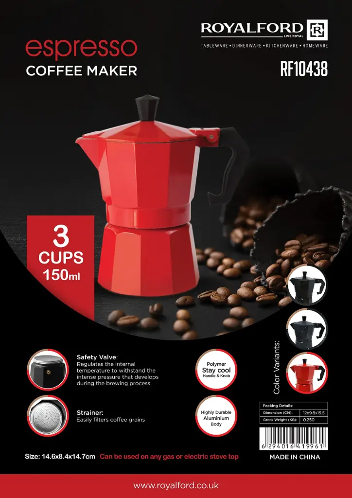 Royalford espresso cofee maker Rf10438