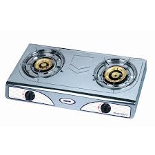 Geepas Gk73-Bs Double Burner Glas Ss Fr