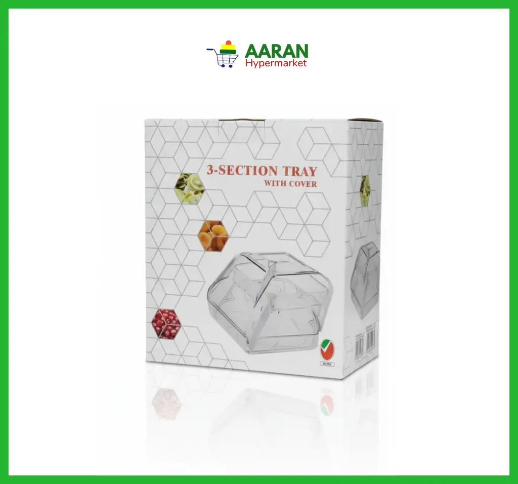 3-Section Tray With Cover Tl0113536