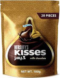 Hershey's kisses milk chocolate 100g