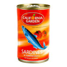 California garden sardiness in tomato sauce 155gr