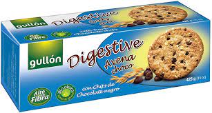 Gullon Digestive Oats Choc With Dark Chocolate Chips 425g