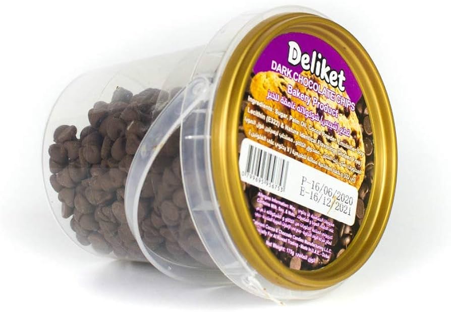 Deliket dark chocolate chips 175g