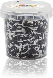 Deliket White &Cocoa Sprinkles Vermicelli To Decoration Sweets 90g