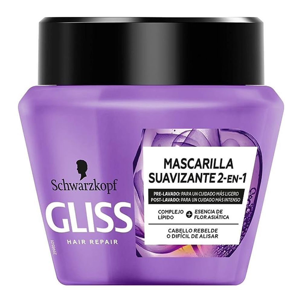 Gliss hair repair mascarilla suavizante2en-1 300ml
