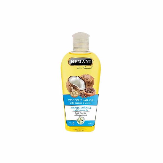 Hermani coconut hair oil with sesame & castor 200ml