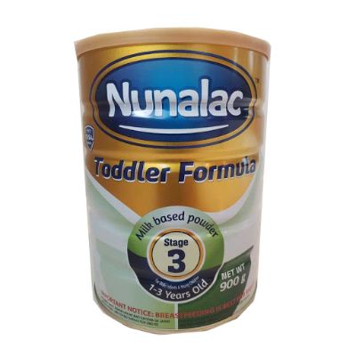 Nunalac Toddler Formula Milk Based Powder 1-3y 900g