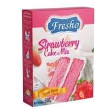 Fresho strawberry cake mix 500gr