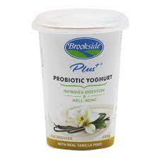 Brookside Plus Probiotic Yoghurt With Real Vanilla Pods 450ml