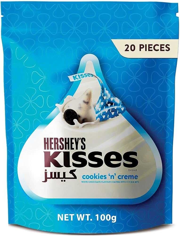 Hershey's Kisses Cookies 'N' Creme 100g