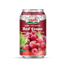 Nawon nuoc nho do ep red grape juice drink 330ml