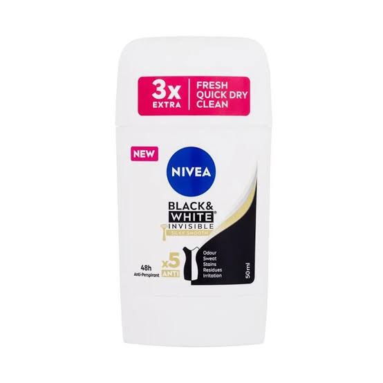 Deo Nivea Stick Black&White Invisible 50ml