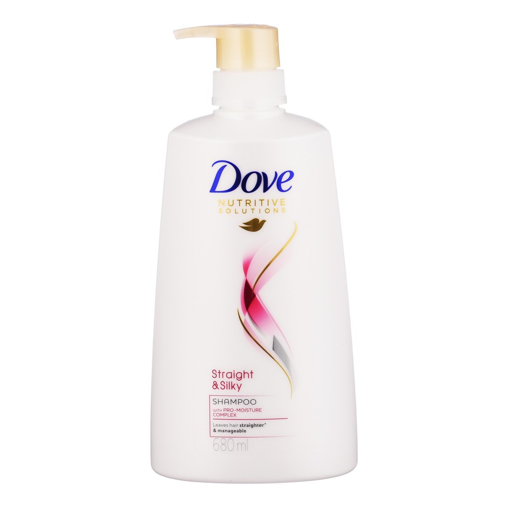 Dove Ultra Care Daily Straight Silky Shampoo 680ml