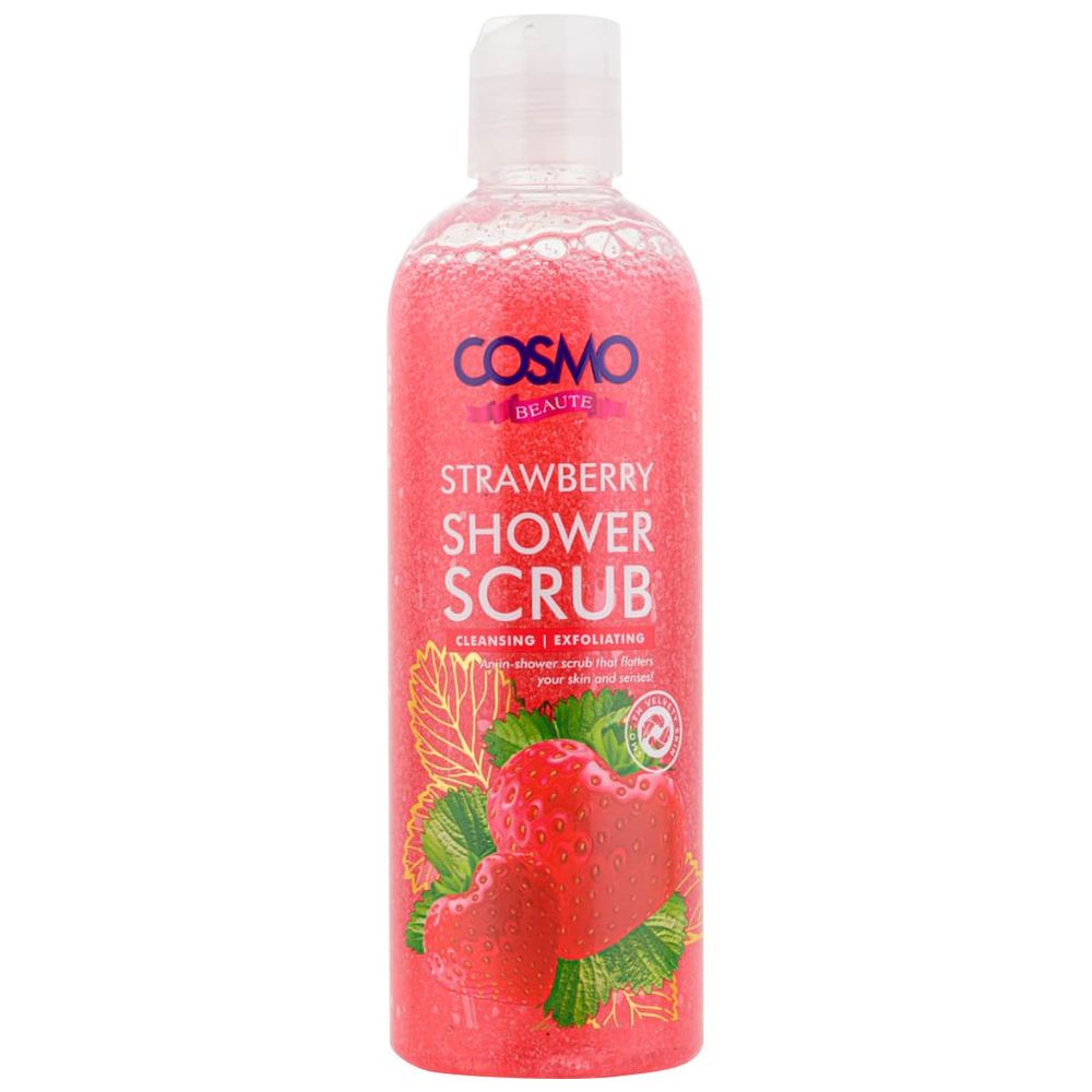 Cosmo strawberry shower scrub 480ml