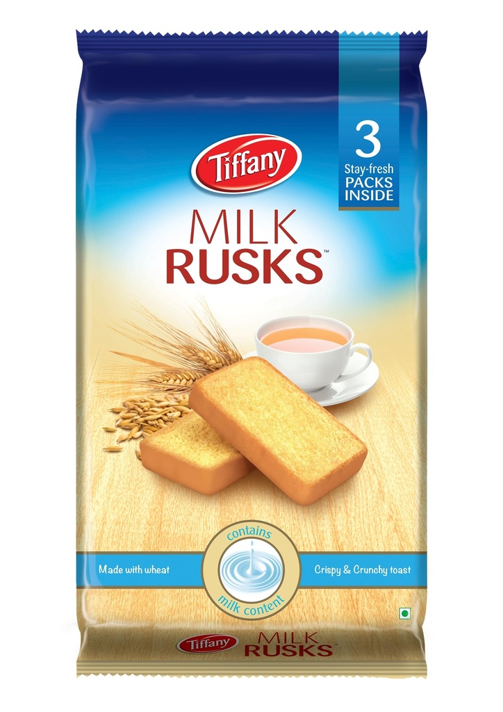 Tiffany milk rusks 3 stay-fresh packs 290gr