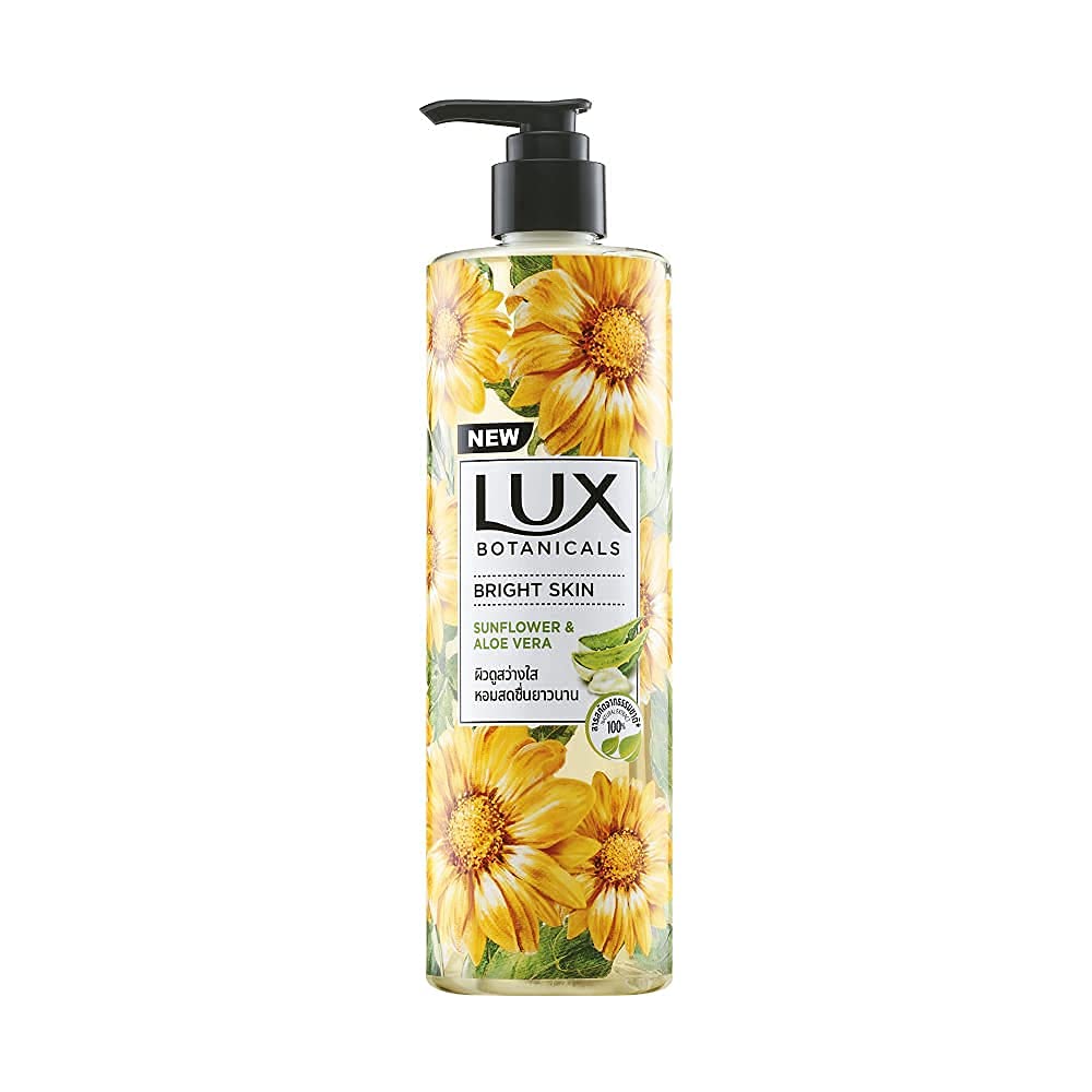 Lux Botanicals Bright Skin Sunflower Aloe Vera Body Wash 450ml