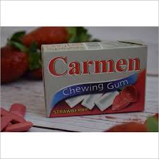 Carmen chewing gum strawberry 12g