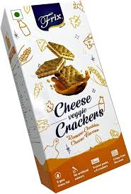 Frix Cheese Veggie Crackers Romano Cheddan 160g