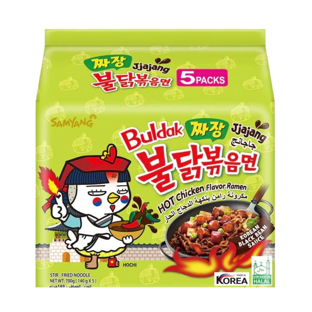 Samyang buldak noodles Jjajang Stir Fried Noodle hot chicken flavor ramen 140g