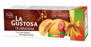 Bagutti La Gustosa Crunchy Cookies With Apple Filling 150g